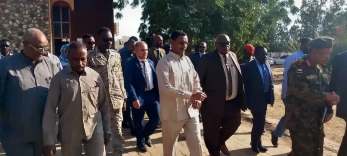 وزير العدل ووالي كسلا