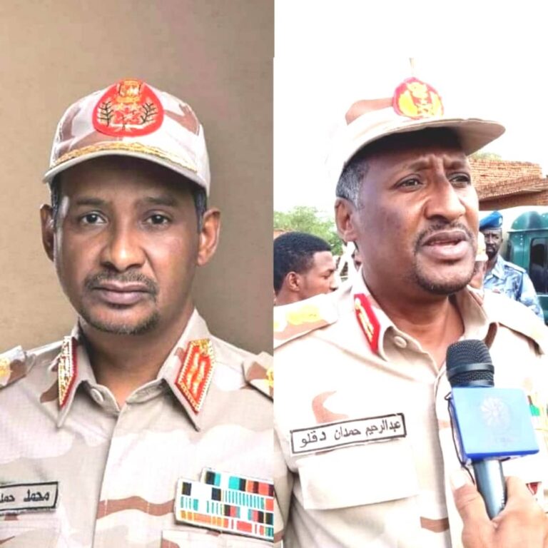 تقرير مسرب.. إنقلاب وشيك داخل مليشيا الدعم السريع بعد خلافات عاصفة