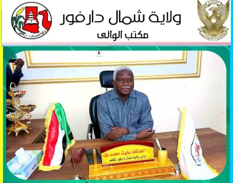 حكومة شمال دارفور ..تدين أعمال المليشيا الإجرامية ..