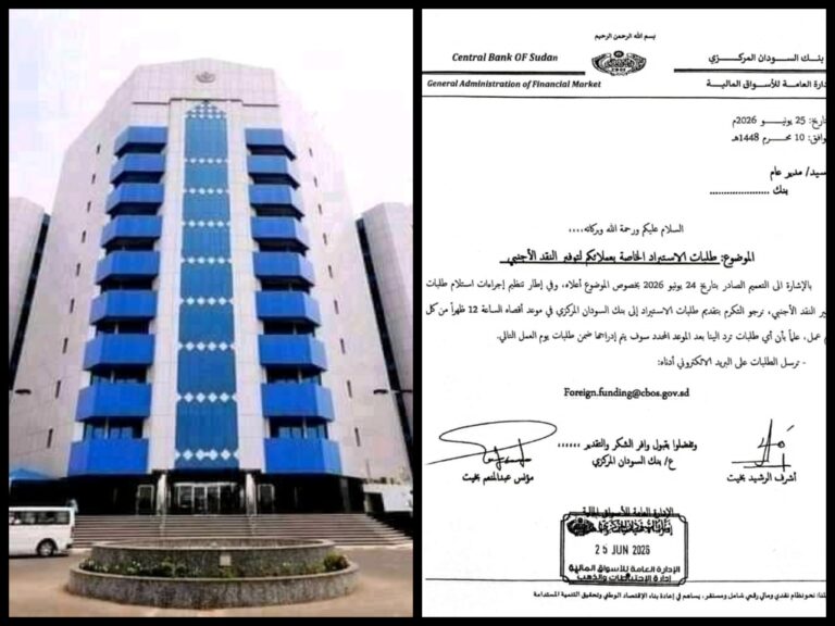 المركزي يوجه البنوك بتنظيم طلبات توفير النقد الأجنبي للاستيراد يومياً